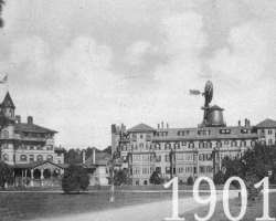 The resort would suffer the great depression, and The resort would suffer the great depression, and during WW II, a loss of male staff that were to enlist in the military and it became impossible to k